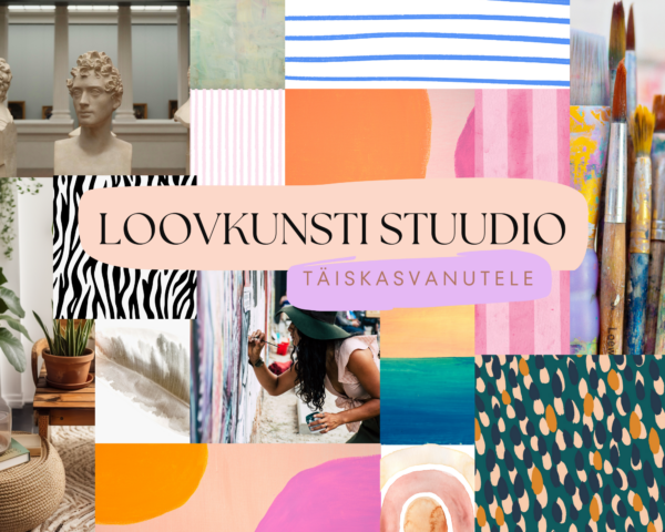Loovkunsti stuudio täiskasvanutele – kohting oma sisemise kunstnikuga Loovkunsti stuudio